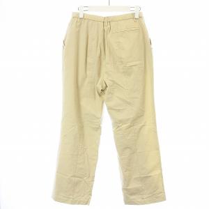 BURBERRY GOLF ゴルフウェア テーパードパンツ スラックス ナイロン ジップフライ L ベージュ