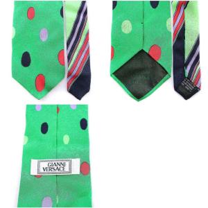 GIANNI VERSACE ジャンフランコフェレ バーバリーズ ネクタイ 5本セット レギュラータイ 総柄 シルク マルチカラー