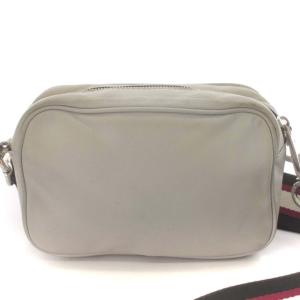 MARC JACOBS フラッシュ ショルダーバッグ ポシェット ワンショルダー M0014465 ロゴ レザー 鞄 ライトグレー