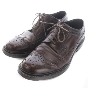 REGAL ドレスシューズ 革靴 ウイングチップ メダリオン レースアップ レザー 26.5cm 茶色 ブラウン GY11