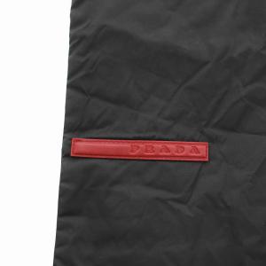 PRADA SPORT 中綿 マフラー ストール ナイロン チャコールグレー