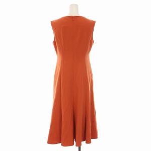 René ワンピース ロング ノースリーブ 34 S オレンジ