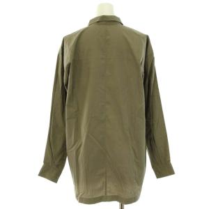ISSEY MIYAKE シャツ カジュアル 長袖 M 茶 ブラウン