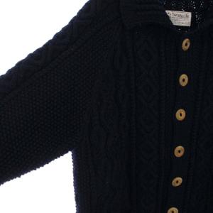 INVERALLAN カーディガン カウチンジャケット M ネイビー