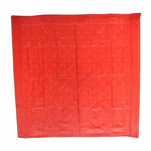 スカーフ 総柄 ロゴ 赤 レッド