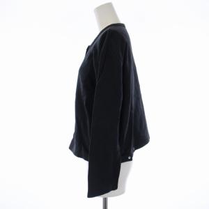 agnes b. カーディガン 長袖 クルーネック 紺 ネイビー