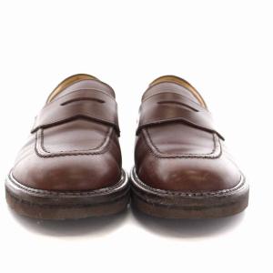 REGAL WALKER リーガルウォーカー ビジネスシューズ コインローファー レザー 24.5cm EEE 茶 ブラウン 146W