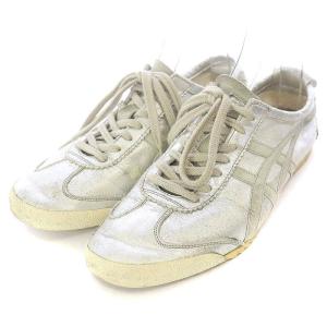 Onitsuka Tiger メキシコ 66 デラックス MEXICO 66 DELUXE スニーカー シューズ ローカット レザー メタリック US6.5