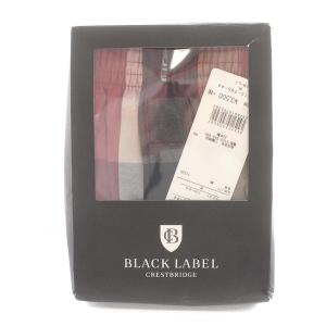 BLACK LABEL CRESTBRIDGE トランクス 下着 アンダーウェア インナー チェック M 赤 ベージュ