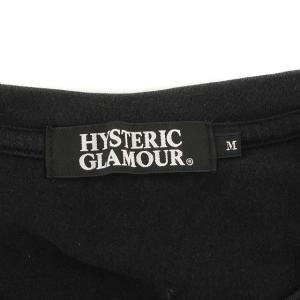 HYSTERIC GLAMOUR Tシャツ 半袖 プリント カットソー M 黒 ブラック