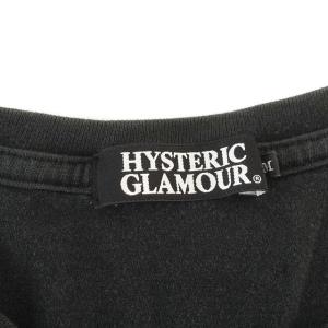 HYSTERIC GLAMOUR Tシャツ 半袖 プリント カットソー M 黒 ブラック