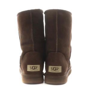 UGG australia クラシック ショート 2 W CLASSIC SHORT ムートンブーツ ショートブーツ 24.0cm 茶 ブラウン 5825