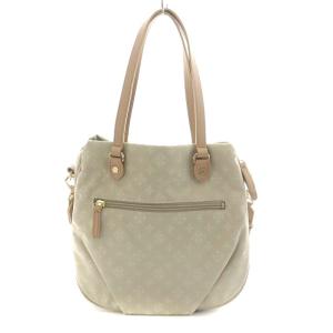 russet 2WAYトートバッグ ショルダーバッグ ハンドバッグ ナイロン レザー モノグラム ベージュ