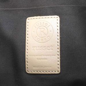 russet BICOLOR HANDLE トートバッグ ハンドバッグ ショルーバッグ モノグラム ナイロン レザー グレー 緑 グリーン