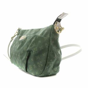 russet 制菌 2WAY ミニショルダーバッグ ナイロン モノグラム 緑 グリーン CE-995