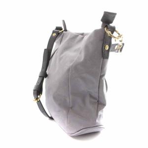russet ショルダーバッグ ナイロン モノグラム グレー