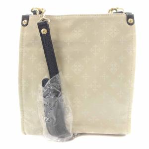 russet ポーチ付きミニショルダーバッグ ナイロン モノグラム ベージュ CE-155