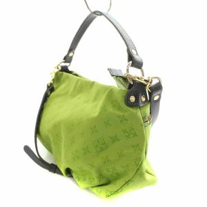 russet ハンドバッグ ショルダーバッグ 2way ナイロン モノグラム 緑 グリーン
