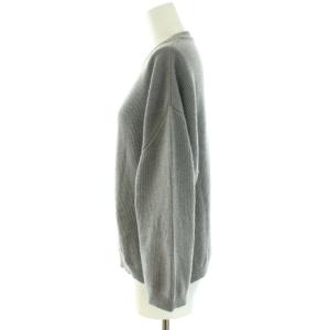 MARGARET HOWELL 21SS ニット セーター カシミヤ混 ウール プルオーバー クルーネック 長袖 2 M グレー