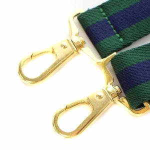 L'Appartement ボーダーベルト Border belt ショルダーストラップ ショルダー紐 幅太 ゴールド金具 F 緑 グリーン 22090560105710
