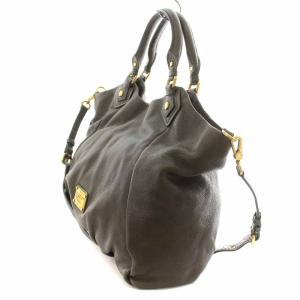 MARC by MARC JACOBS クラシック Q CLASSIC Q ハンドバッグ ショルダーバッグ 2way レザー グレー