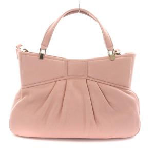 kate spade new york ハンドバッグ ショルダーバッグ 2way リボンモチーフ レザー ピンク PXRU5250