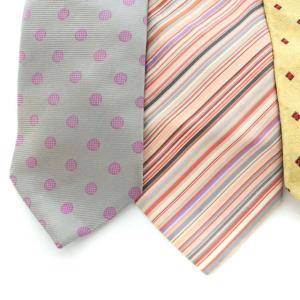 PAUL SMITH 5本セット まとめ売り ネクタイ レギュラータイ ドット マルチストライプ シルク スーツ ビジネス