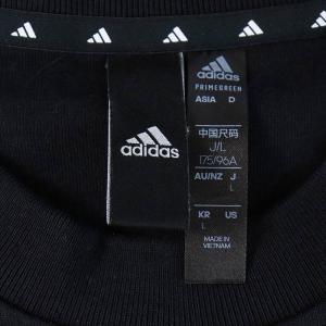 adidas M FI 3S DK クルーネックスウェット トレーナー 長袖 L 黒 ブラック HB1419