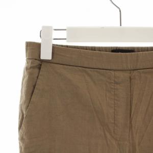 Theory 20SS ECO CRUNCH WASH TREECA PULL ON クロップドパンツ スラックス 4 L 茶色 ブラウン