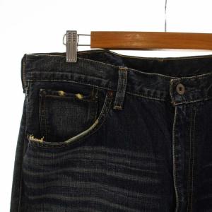 Levi's W36L33 503 デニムパンツ ジーンズ ジップアップ  XL ネイビー