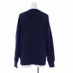 EVERYDAY I LIKE 20AW クルーネック ニット セーター 長袖 コットン 紺 ネイビー