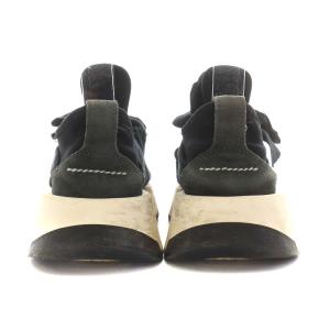 MM6 Maison Margiela リボンタイスリッポンシューズ スニーカー 厚底 36 23.0cm 黒 ブラック