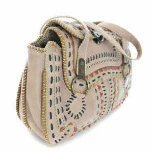 JAMIN PUECH ハンドバッグ ターンロック レザー ピンク