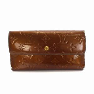 モノグラムヴェルニ ポルトトレゾールインターナショナル 三つ折り 長財布 ブロンズ M91166
