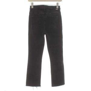 MOTHER デニムパンツ ジーンズ スリム スキニー カットオフ アシメ 25 XS 黒 ブラック