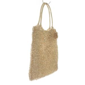 ANTEPRIMA ワイヤーバッグ ハンドバッグ チャーム付き 鞄 ゴールド