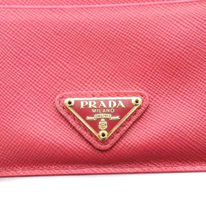 PRADA 三角プレート パスケース カードケース レザー ピンク