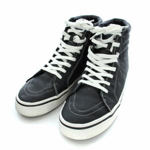 lucien pellat finet スニーカー シューズ レザー ハイカット スカル 総柄 9 27cm 黒 ブラック 白 ホワイト