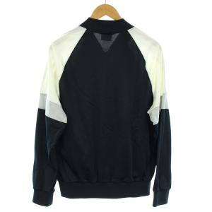 adidas Originals 80's USA製 ブルゾン トラックジャケット ジップアップ M 黒 ブラック 白 ホワイト