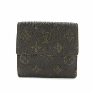 ポルトフォイユエリーズ モノグラム 財布 三つ折り 小銭入れ キャンバスコーティング 茶 ブラウン M61654