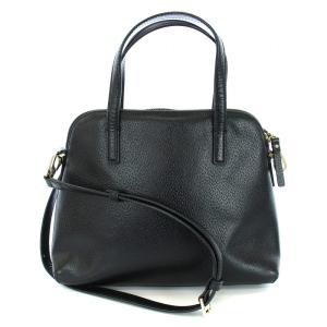 kate spade new york ハンドバッグ ショルダーバッグ ボストンバッグ 2WAY カウレザー 牛革 リボン 黒 ブラック
