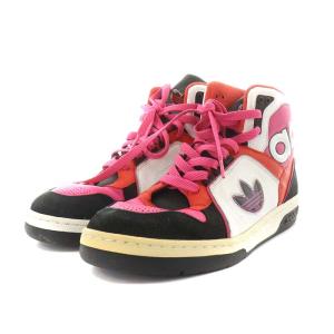 adidas ECSTACY HI エクスタシー ハイ スニーカー シューズ 27.5cm ピンク 黒 ブラック 768673