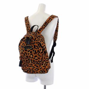 MARC JACOBS ミニリュックサック デイパック バッグ ヒョウ柄 レオパード 茶 ブラウン