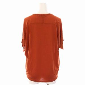 Acne Studios 2017年製 ESTELA TENCEL Tシャツ テンセル ワイド 半袖 カットソー XS オレンジ 茶