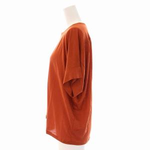 Acne Studios 2017年製 ESTELA TENCEL Tシャツ テンセル ワイド 半袖 カットソー XS オレンジ 茶