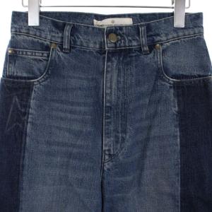 GOLDEN GOOSE DELUXE BRAND タグ付き 2016 KIMサイド切替ハイウエストデニム ジーンズ 24 インディゴ