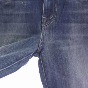 MOTHER 2016年製 LOOKER ANKLE FRAY スキニー デニムパンツ ジーンズ ダメージ加工 裾カットオフ 25 インディゴ