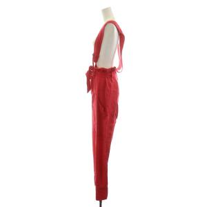 ISABEL MARANT テーパードパンツ サロペット 34 XS 赤 レッド