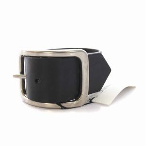 BRACELET27/004 レザーバックルブレスレット ONE ブラック