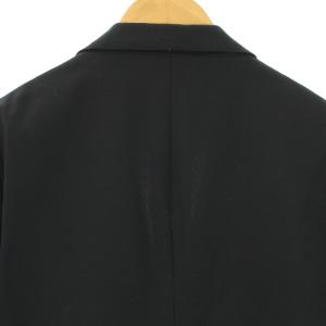 junhashimoto テーラードジャケット 背抜き シングル センターベント 2 M 黒 ブラック JKT014 WOL13